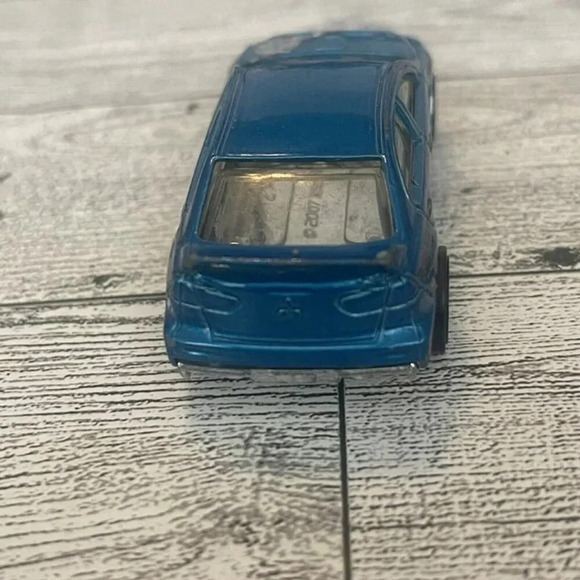 Hot Wheels 2008 Lancer Evolution Blue Nightburnerz '10 C 17 - Picture 4 of 9